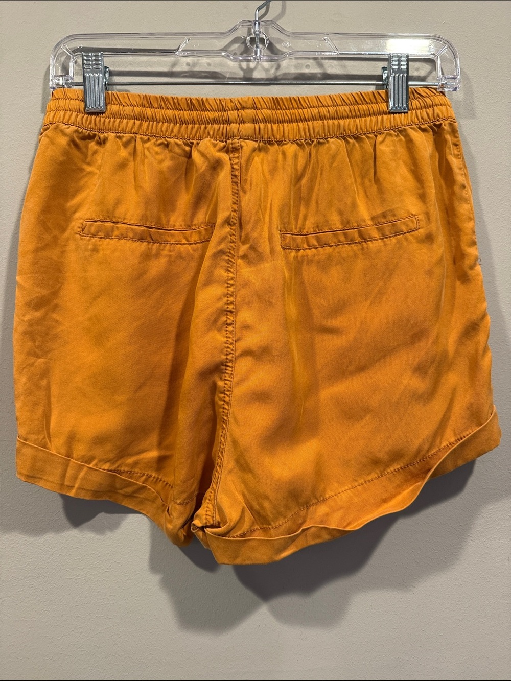 Garage Women's Drawstring Utility Shorts - Rust Color- small - Picture 2 of 5